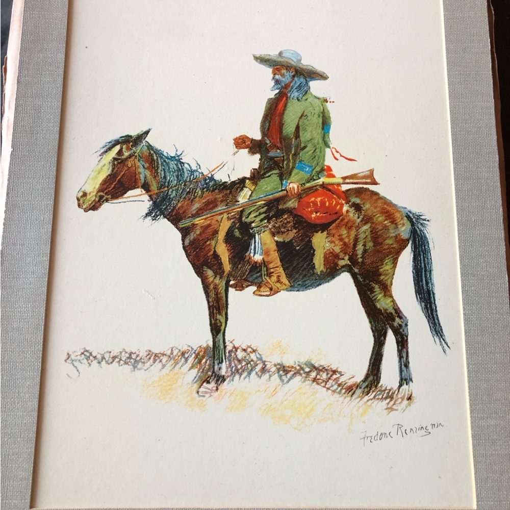 Fredrick Remington title The Trapper